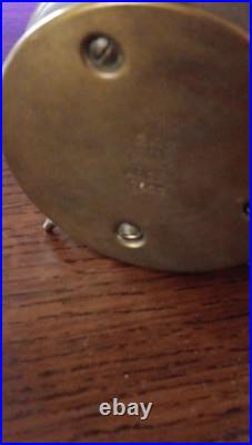 ATCO Antique Brass Barometer with Atmospheric Pressure Scale Pre-1930