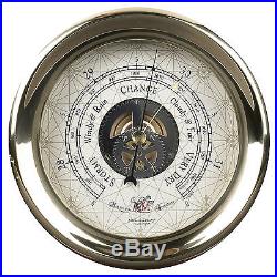 AUTHENTIC MODELS Captains Barometer Wall Weather Instrument Antique Reproduction