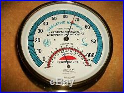 Abbeon Hygrometer Relative Humidity And Certified Temp. Indicator New In Box