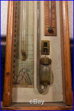 Admiral Fitzroy Barometer Rare & Complete, 19th Century