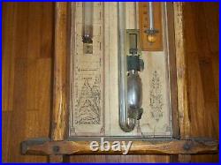 Admiral Fitzroy's Barometer19th CenturyWood CaseRAREPICK UP ONLY