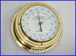 All Brass Precision Marinebaro Sundo Nr. 61 Ships Boat Marine Aneroid Barometer