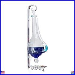 Ambient Weather B1025C Antique Storm Glass Barometer Wall-Mounted Display