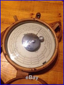American Paulin System Micro Altimeter M1 Surveying Instrument W Leather Case