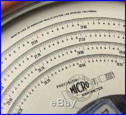 American Paulin System PMB-1 Vintage Precision Micro Barometer In Case