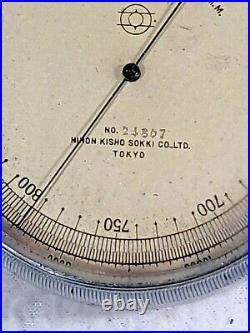 Aneroid Barometer Nihon Kisho Sokki, LTD
