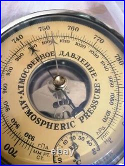 Aneroid barometer Ussr 1950+ Very rarety