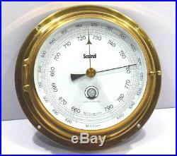 Aneroid barometer sestrel marine nautical ship`s Inch and millibar scale