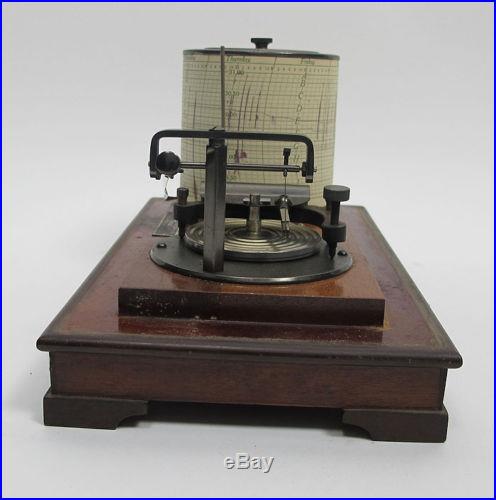 Ant. C 1920 Taylor Instrument Co Cyclo-Stormograph-Barograph Barometer Tycos yqz