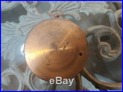 Antique 1800s NAUDET PERTUIS & HULOT Holosteric Brass Barometer France PHNB