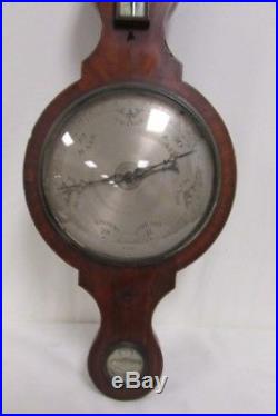 Antique 1850 19th Century Pastorelli 180 42 Barometer Hygrometer Holborn London