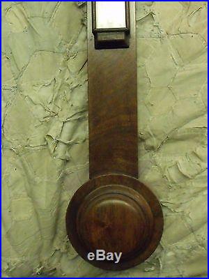 Antique 1850's New York City Optometrist Barometer and Thermometer