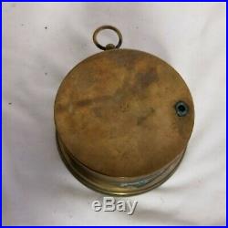 Antique 1875 HPBN Solid Brass Holosteric Barometer From France, Wild Goose Club