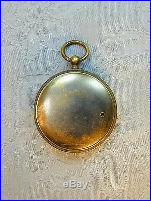 Antique 1880 French Pocket Barometer