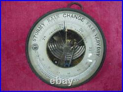 Antique 1880's NAUDET PERTUIS & HULOT Holosteric Brass Barometer France PHNB