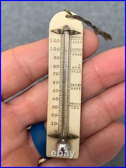 Antique 18th Century Travel Thermometer 1727-1780 3 Amazing Science