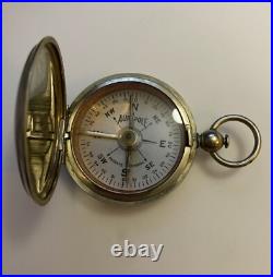 Antique 1915 Aurapole compass short & mason Taylor Rochester NY Patented Pending