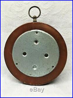 Antique 1920s German Aneroid Barometer Porcelain Face Exposed Movement Germany