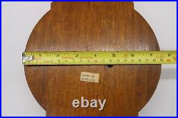 Antique 1920s Short & Mason Stormoguide Barometer w Wood Inlay England 23.5 T