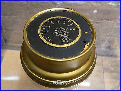 Antique 1922 Tycos Taylor Stormoguide Brass Barometer Instrument Steampunk Gauge
