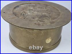 Antique 1940 WWII NIHON KISHO Japanese Brass Nautical Ship Aneroid Barometer Antique 1940 WWII NIHON KISHO Japanese Brass Nautical Ship Aneroid Barometer