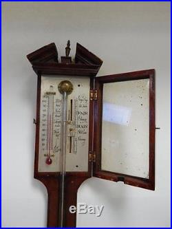 Antique 19th Century English Stick Barometer