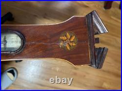 Antique 19th Century Scottish Mahogany with Satinwood Inlay Barometer Antique 19th Century Scottish Mahogany with Satinwood Inlay Barometer