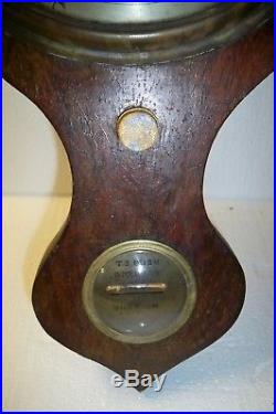 Antique 19th Century T. S. Bush Optical Norwich Banjo Barometer for restoration