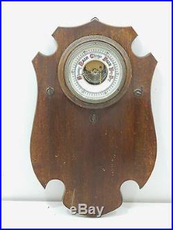 Antique 19th Century Wall Hanging Barometer Weather Station