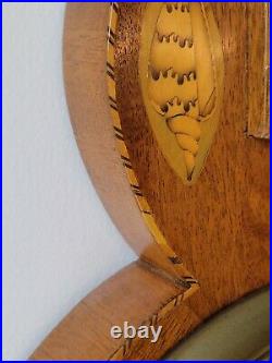 Antique 19th c. Barometer Inlay Banjo Pendant Marquetry