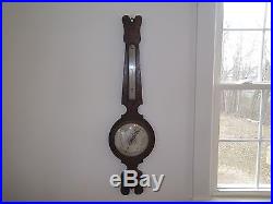 Antique Albany NY Barometer Thermometer