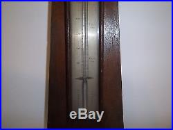 Antique Albany NY Barometer Thermometer