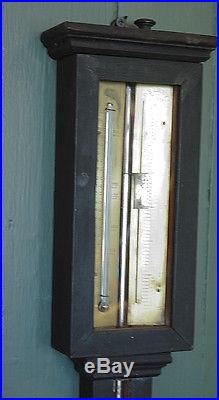 Antique American Stick Barometer by D. E. Lent