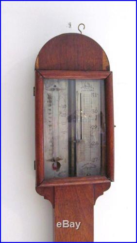 Antique American stick barometer