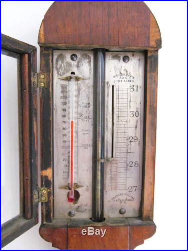 Antique American stick barometer
