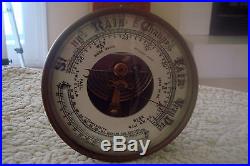 Antique Aneroid Barometer 19th Century English Made Marked T. A. R. L