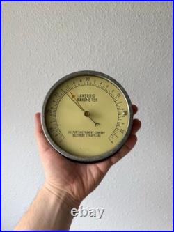 Antique Aneroid Barometer Belfort Instrument Co. Baltimore Maryland USA Vintage Antique Aneroid Barometer Belfort Instrument Co. Baltimore Maryland USA Vintage