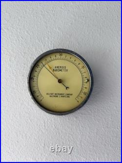 Antique Aneroid Barometer Belfort Instrument Co. Baltimore Maryland USA Vintage Antique Aneroid Barometer Belfort Instrument Co. Baltimore Maryland USA Vintage