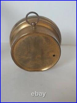 Antique Aneroid Barometer Brass Case Wall Hanging Tyco Central Scientific Co 5