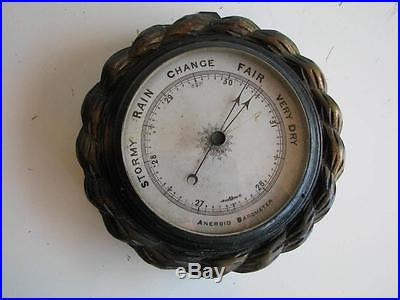 Antique Aneroid Barometer M S Short & Mason