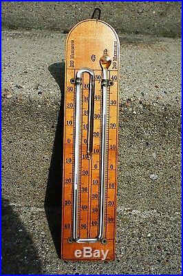 Antique Austrian Six's Minimum-Maximum Thermometer, c. 1920