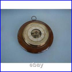 Antique BAROMETER (IN SOLID WOODEN CASE) GOOD CONDITION COLLECTABLES