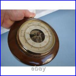 Antique BAROMETER (IN SOLID WOODEN CASE) GOOD CONDITION COLLECTABLES