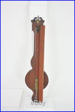 Antique Banjo Barometer, Decorative Barometer, Georgian Mahogany, 1820, B1040