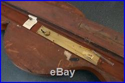 Antique Banjo Barometer J. Predary England Mahogany 38 ca. 1800 not functioning