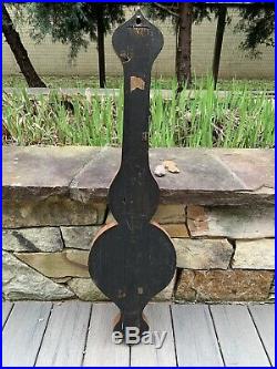 Antique Banjo Barometer Mahogany 37 ca. 1800s not functioning