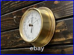 Antique Barigo Ship Aneroid Barometer Germany Stormy Rain Change Fair Original