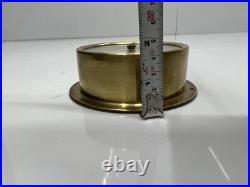 Antique Barigo Ship Aneroid Barometer Germany Stormy Rain Change Fair Original