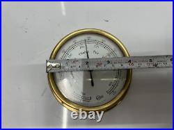 Antique Barigo Ship Barometer Made in Germany Stormy Rain Change Fair Dial