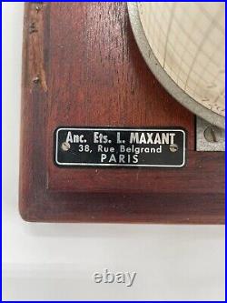 Antique Barograph Maxant Made in France